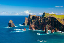 View Of One Of The Best Sights Of Madeira Island. Cape Ponta De São Lourenço, Madeira Island, Portugal