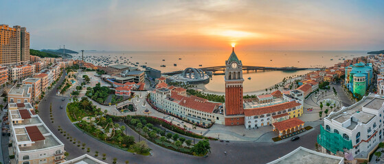 Wall Mural - Sunset town, Phu Quoc, Vietnam