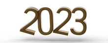 Year As Number - 2023 New Year Change, Turn.