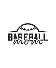 Best Selling Typography Baseball Tshirt Design Vector PNG - Baseball Mom Dad - Family Tshirt Design