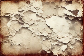 Grungy plaster wall texture with warn scratched rough surface. AI Generated Art.
