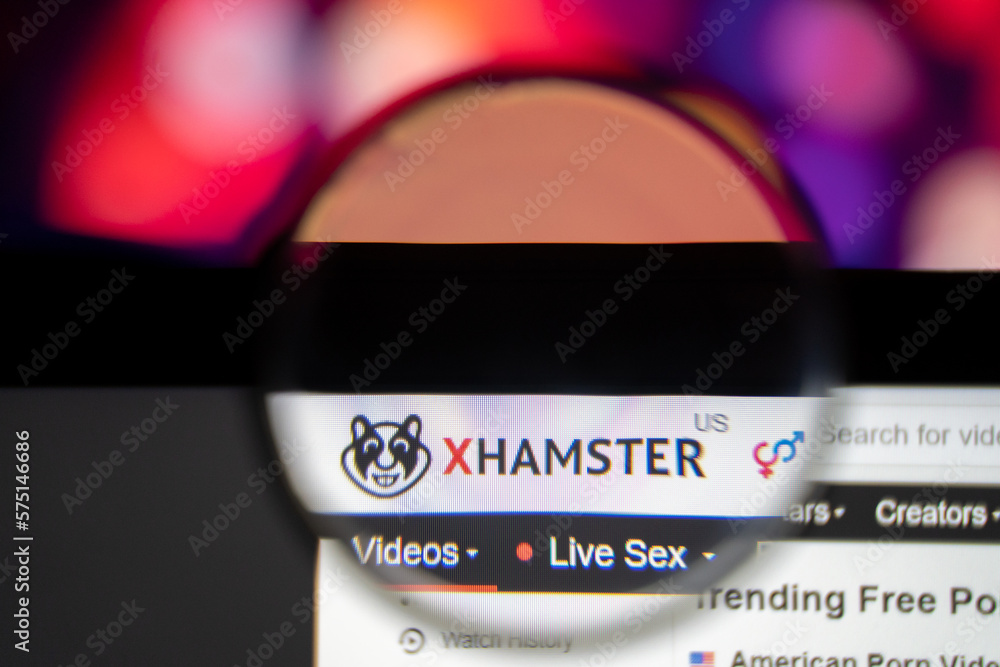 paris-france-february-25-2023-xhamster-logo-and-homepage-on-the
