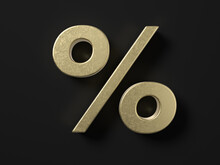 Gold Percentage Symbol