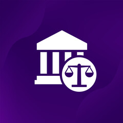 Sticker - banking law and legislation icon