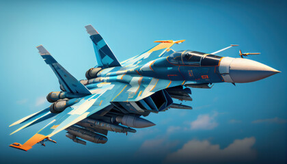 Su-27 Flanker over Ukraine