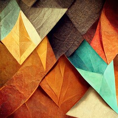 Wall Mural - abstract background in origami style. 3d illustration