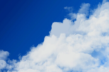 Wall Mural - blue sky with clouds