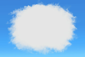 Wall Mural - blue sky with clouds