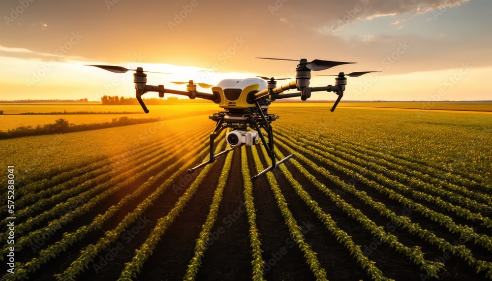 Benefits of Drones in Agriculture: Press Photo Showing Use of Drone ...