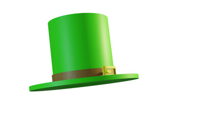 Png st patricks day hat 3d render