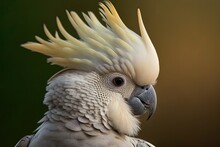 Images Of A Sulphur-crested Cockatoo Up Close And Personal Generative AI
