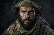 © patrick - Taliban soldier portrait, generative ai