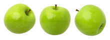 Green Apple Isolated, Fresh Green Apple, Transparent Png, PNG Format, Cut Out, Collection