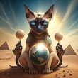Gato egipcio ancestral