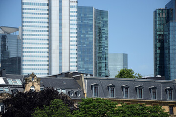 Wall Mural - Hochhäuser in Frankfurt