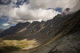 Fototapeta Góry - Alpine rocky wall