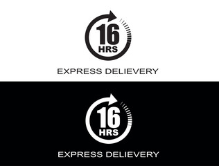 Wall Mural - Express delivery in 16 hours. Fast delivery, express and urgent shipping