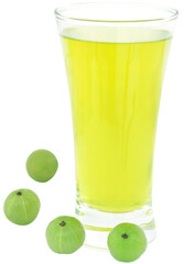 Canvas Print - Herbal amla juice with fresh fruits