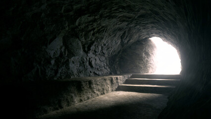 Wall Mural - Empty Tomb Background