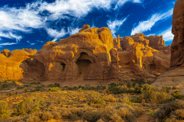 Wall Mural - Sunrise in Arches National Park