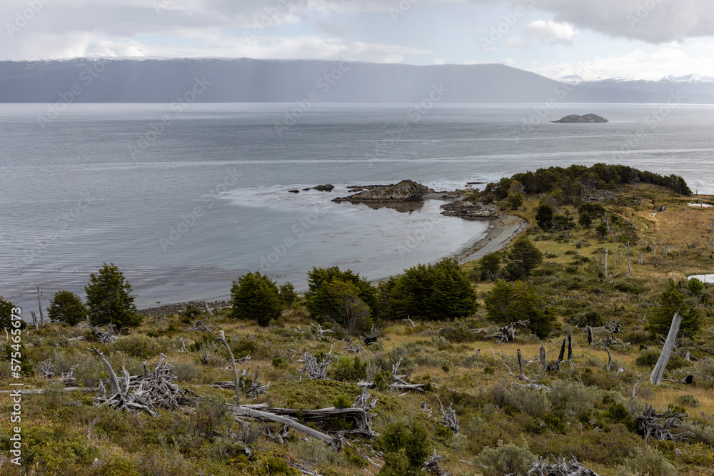 Landscape at the beautiful end of the world - Ushuaia, Tierra del Fuego, South America
