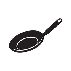 Sticker - Teflon cooking utensil symbol icon, illustration design template.