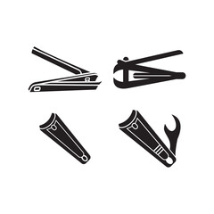 Poster - nail clipper icon, vector illustration simple design.