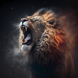 Lion Roar. Generative AI