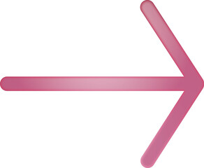 Wall Mural - Right arrow sign, icon in gradient purple style