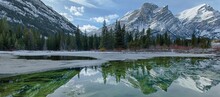 Mountain Reflected In Lake