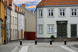 Fototapeta Londyn - residential district Bakklandet, Trondheim