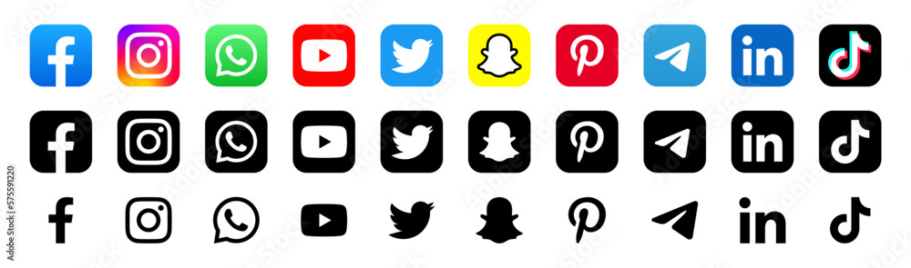 Utilisation des réseaux sociaux clés : Instagram, Facebook, Pinterest, YouTube, LinkedIn