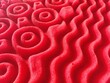 massaging memory foam mattress detail