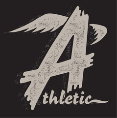 Poster -  Athletic Dept. Varsity Sport vector 