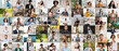 © Prostock-studio - Cheerful multicultural males and females sharing daily routine