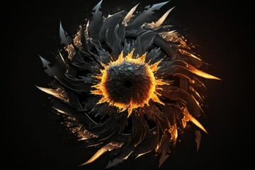 Wall Mural - outbreaks of bushfires in australia, fire uses both wind and heat to burn. generative ai