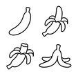 © sudowoodo - Banana doodle icon set