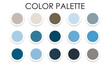 © Carton - Catalog of samples of color combinations. Color palette. Vector illustration