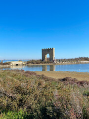 Canvas Print - Porte de l'ile de Maguelone, Occitanie