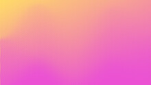 Vector Halftone Gradient Effect. Vibrant Abstract Background. Retro 80's Style Colors And Textures. Neon Halftone Background