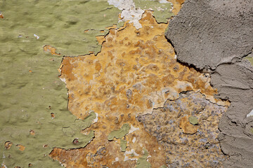 Sticker - colored painted texture cement wall background