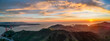 © Osaze - Sunset over Pacific Ocean with Golden Gate Bridge and Marin Headlands