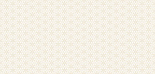Abstract Geometric Seamless Pattern In Arabesque Style. Vector Ornamental Lines Texture, Elegant Floral Lattice, Mesh. Traditional Luxury Background. Elegant Gold And White Ornament, Repeat Design