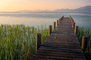  Lake Chiemsee in Bavaria, Germany