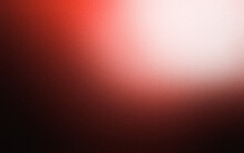 Grainy Gradient Background, Red White Black Abstract Noise Texture, Dark Banner Design Spotlight Copy Space