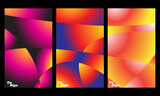 Fototapeta Dinusie - Design abstract background colorful for your design banner and poster template