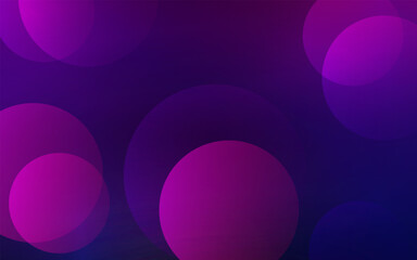 Wall Mural - Gorgeous blue and purple gradient background with circles