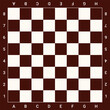 Chess Board Template Printable Vector