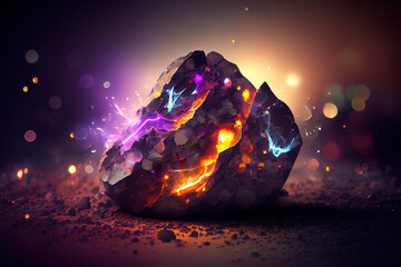 Wall Mural - abstract resurrection concept. generative ai