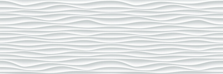 white wave pattern background with seamless wave wall texture. vector trendy ripple wave wallpaper i
